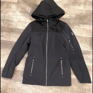 Black Spyder ski/winter jacket. Size medium and true to size.
